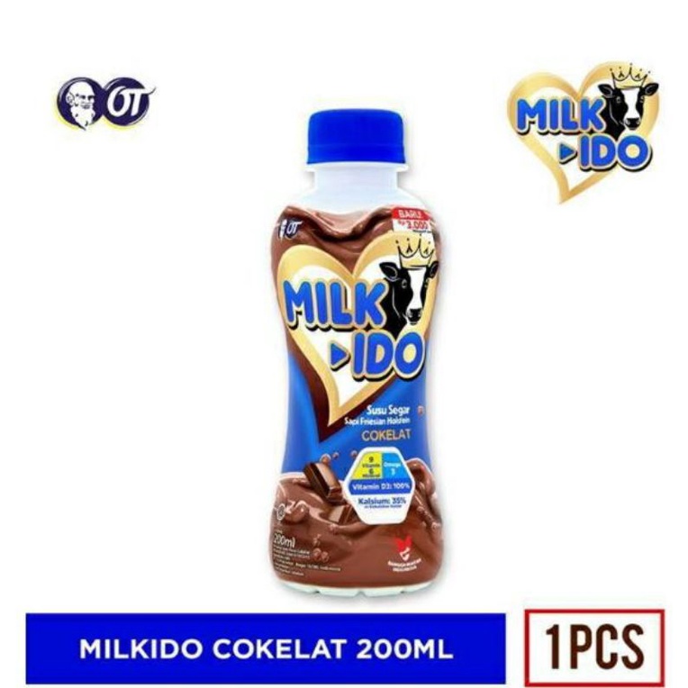 

MILKIDO Susu Cokelat Pet 200 ml