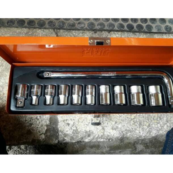 Kunci Sok Sock Shock Socket Set 11 Pcs GATE KUALITAS BAGUS