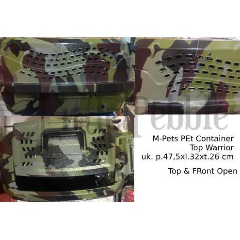 M-PETS PET CARRIER - SIZE S - TOP BANDANA 10200007 - TOP WARRIOR 10200799- TOP PIRATE 10200599