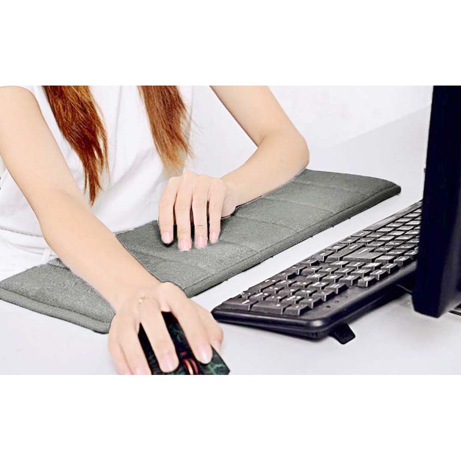 Bantalan Pergelangan Tangan Keyboard Pad Ultra Memory Foam