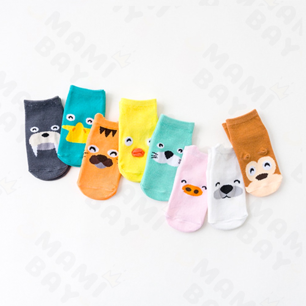 OKEYI Kaos kaki bayi bahan katun baby socks anti slip 3D cute animal