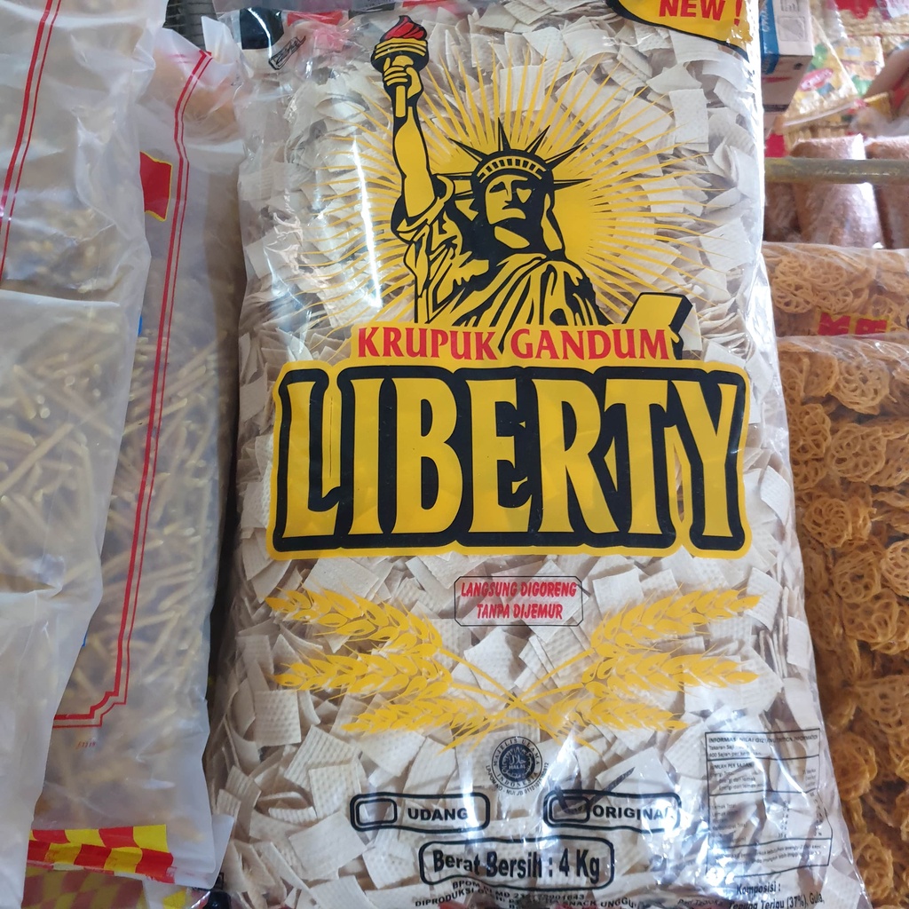 [Bal] Kerupuk Krupuk Mentah Gandum Liberty Kurakhaa 4 Kg