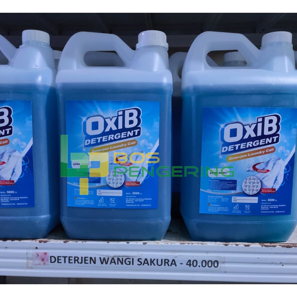 Detergent Liquid Laundry Sabun Cair Baju Laundry Deterjen Aroma Sakura 5 Kg Murah