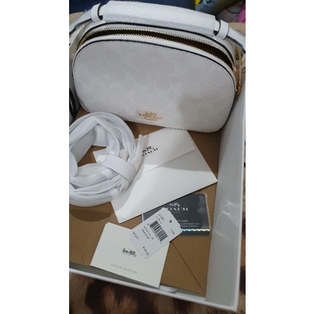 Coach 1591 serena satchel Preloved like New chalk colour