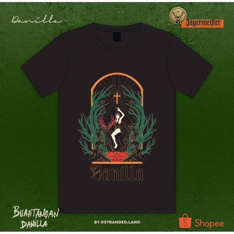 Buah Tangan Danilla x Jäegermeister Kaos Danilla Limited