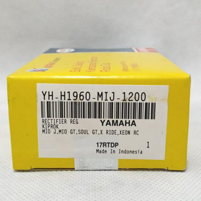 Regulator Kiprok - Mio J Mio GT Xride Soul GT 115 Xeon RC Asli ASPIRA