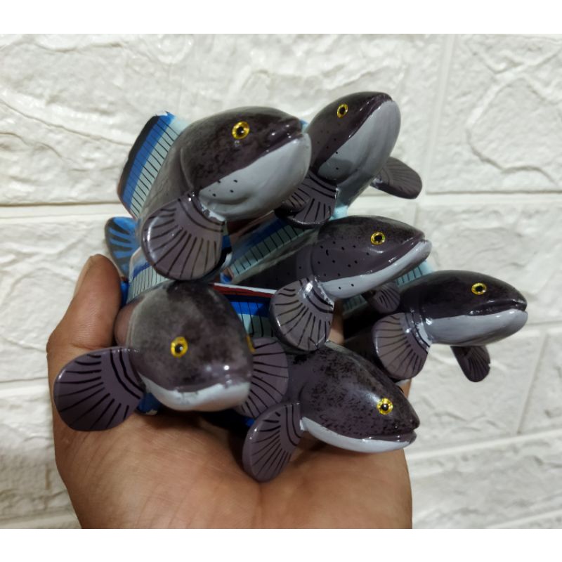 Replika Patung Channa Limbata 10cm