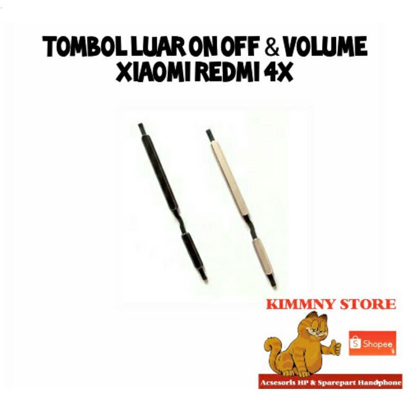 PERNIK TOMBOL LUAR POWER ON OFF & VOLUME REDMI 4X TOMBOL ON OFF VOLUME LUAR REDMI 4X