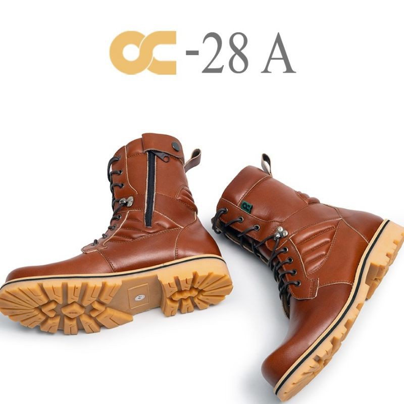 SEPATU KULIT BOOTS PRIA COKELAT ODON CIBADUYUT SEPATU OUTDOR SEPATU BOOTS SEPATU KULIT SEPATU PROYEK