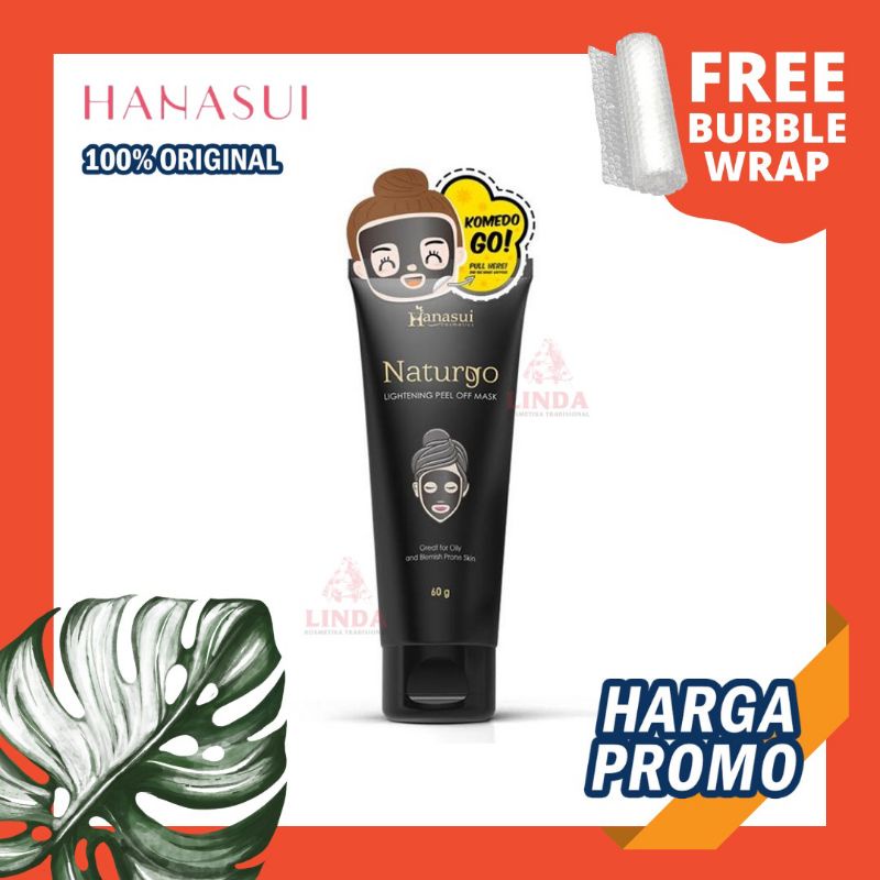 hanasui naturgo lightening peel off mask 60g