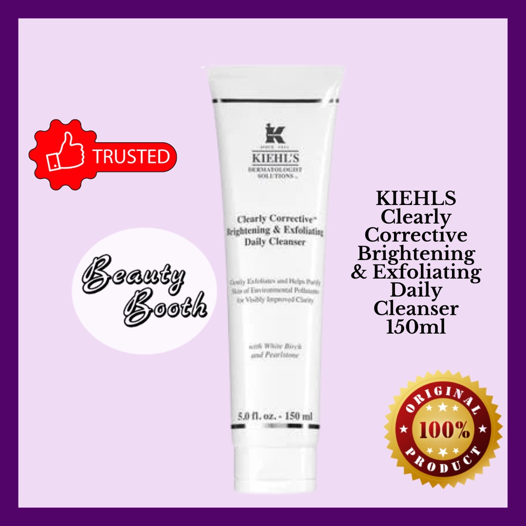 KIEHLS Clearly Corrective Brightening &amp; Exfoliating Daily Cleanser 150ml