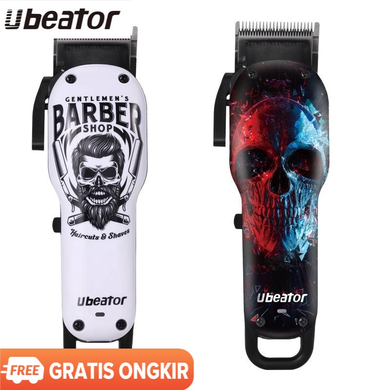Ubeator Hair Clipper Digital Hair Trimmer Men's Cordless Haircut Adjustable Ceramic