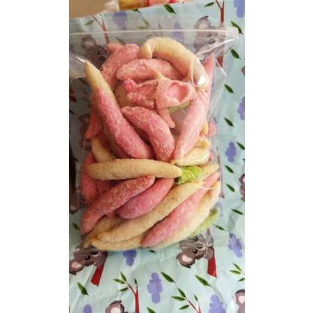 

cemilan snack gabus warna manis