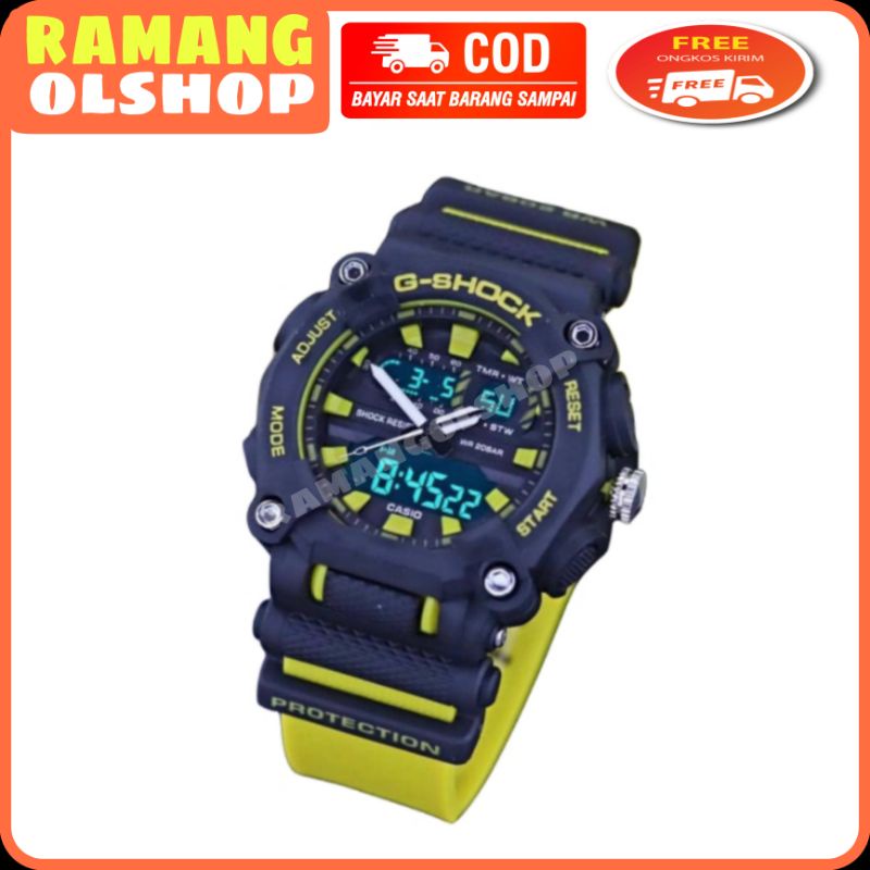 jam tangan pria/sport Casio G-Shok GA 110 list merah kw harga promo oleh ramang olshop