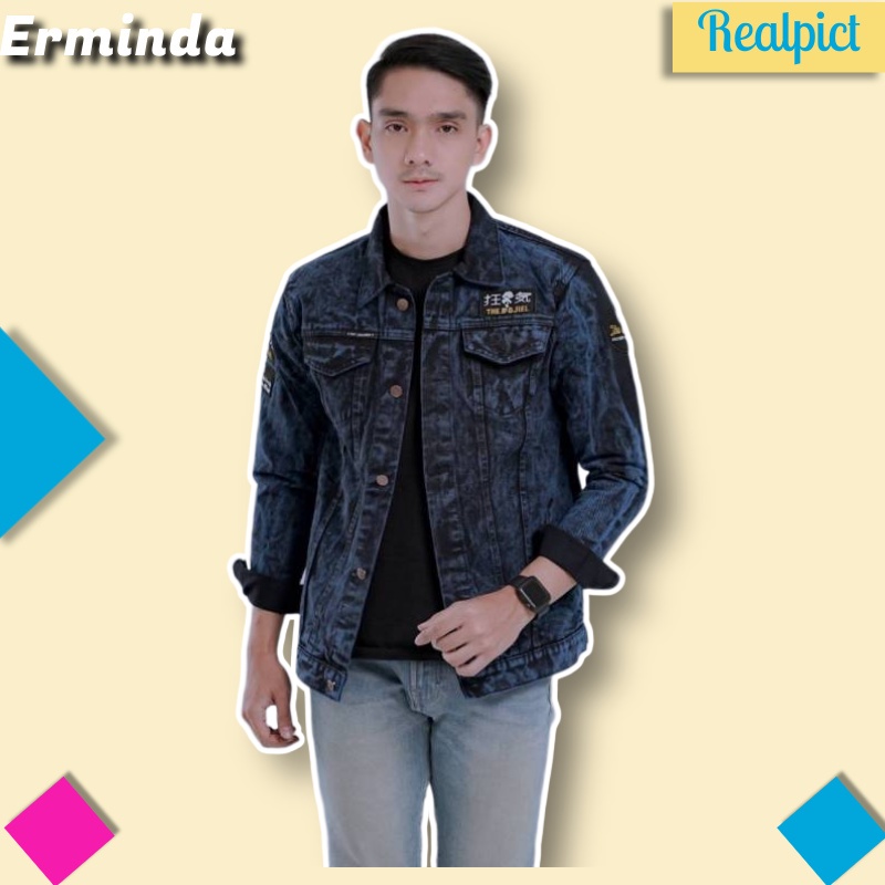 Jaket Jeans Levis Denim Pria Distro Keren Original Terbaru 2021 Kualitas Premium Bandung