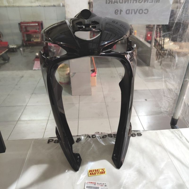 COVER BODY DEPAN SAYAP VEGA ZR HITAM ORIGINAL YAMAHA