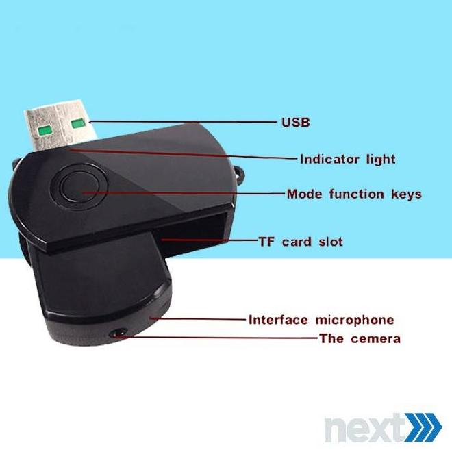 Paling Disukai.. Spy Camera Mini DV U-Disk ( Hidden Camera Model Card Reader ) HD Video