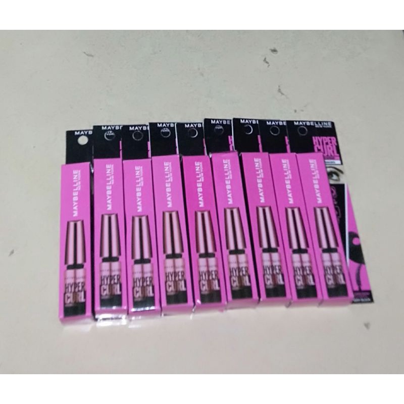 Maybelline Hypercurl Waterproof Mascara 100% Original