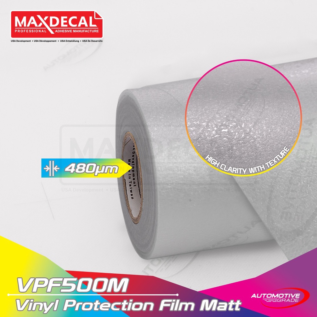MAXDECAL VPF500M - 127 Laminasi Tebal Vinyl Protection Film Decal [ROLL]