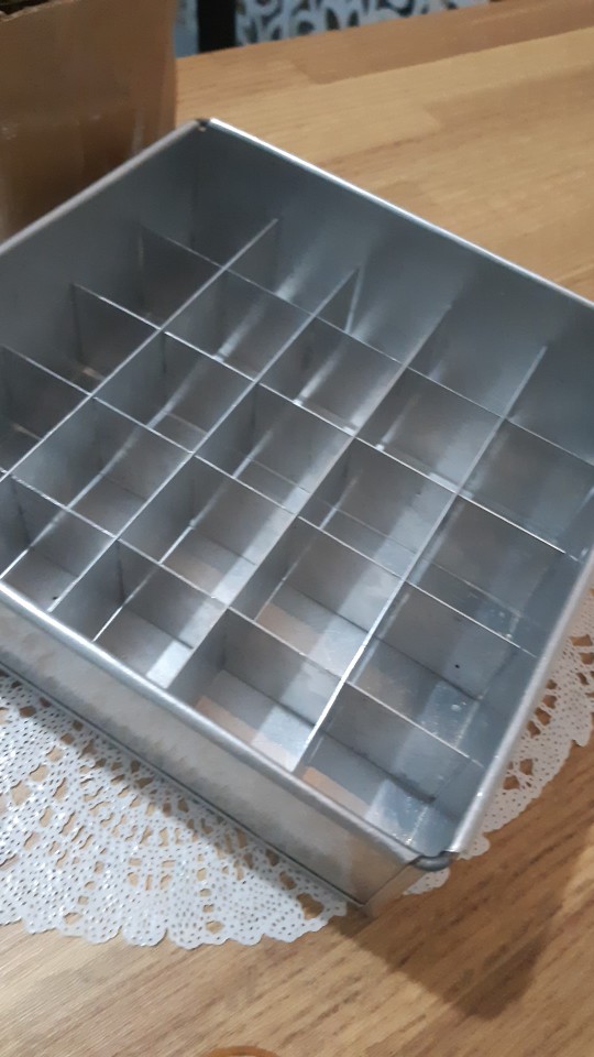 Loyang Brownies Sekat/loyang Persegi Panjang/loyang Sekat Bongkar Pasang