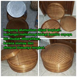 Kukusan dimsum 50 cm , klakat dimsum besar, kukusan siomay | Shopee