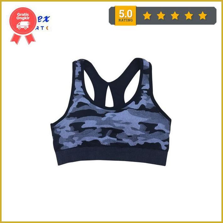 Sorex Bra Sport Fashion Army 1047 (Hitam) - Hitam Paling Murah