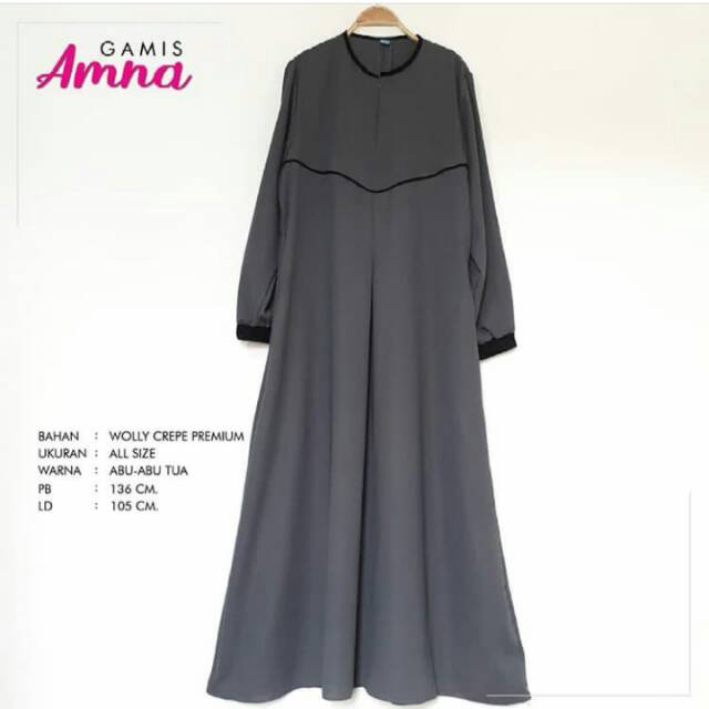 Gamis syar'i simple premium Quality