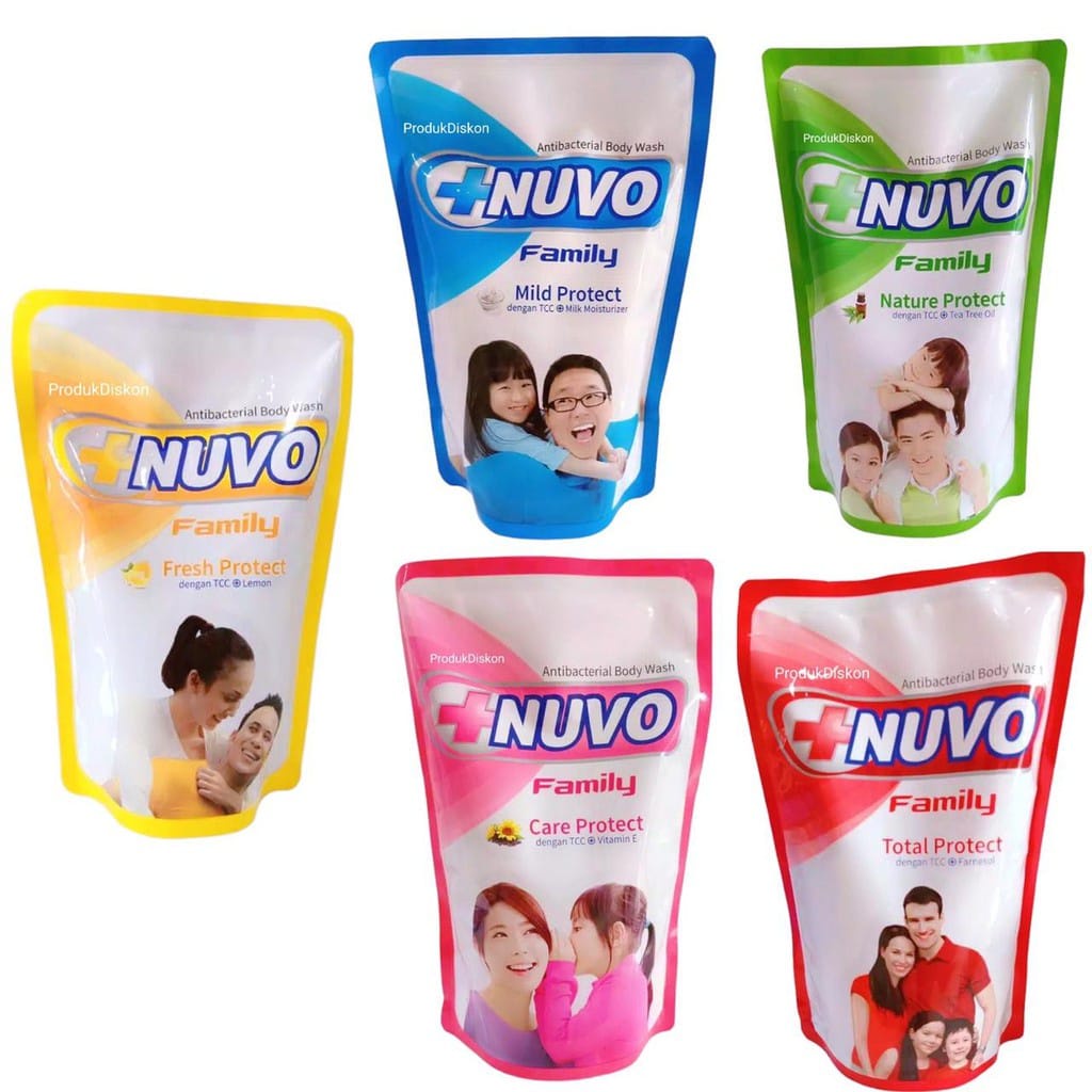 NUVO Family REFILL Body Wash (sabun cair)