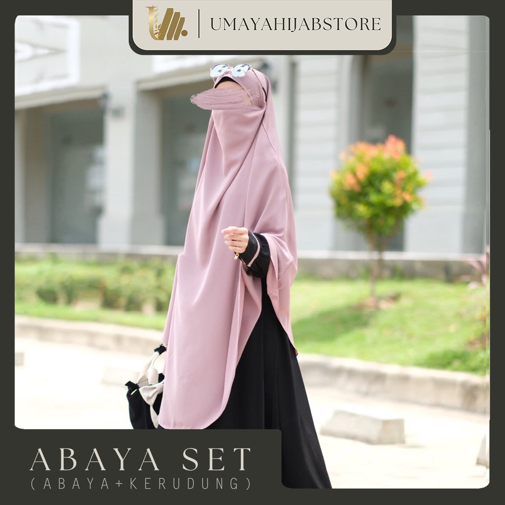 UMY - PAPANDAYAN ABAYA SET FRENCH KHIMAR by ALFI HURAIYAH