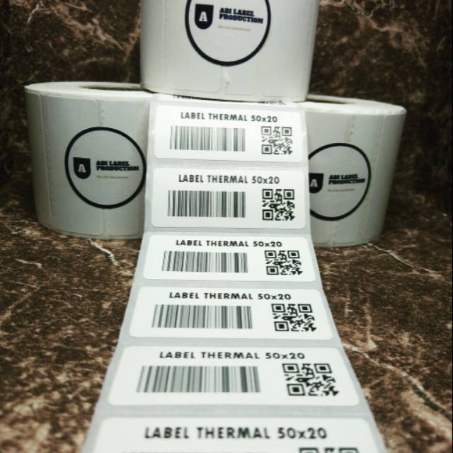 Label THermal 50x20 mm - stiker thermal 50x20 mm - sticker thermal 50x20 - Label thermal 5x2 cm