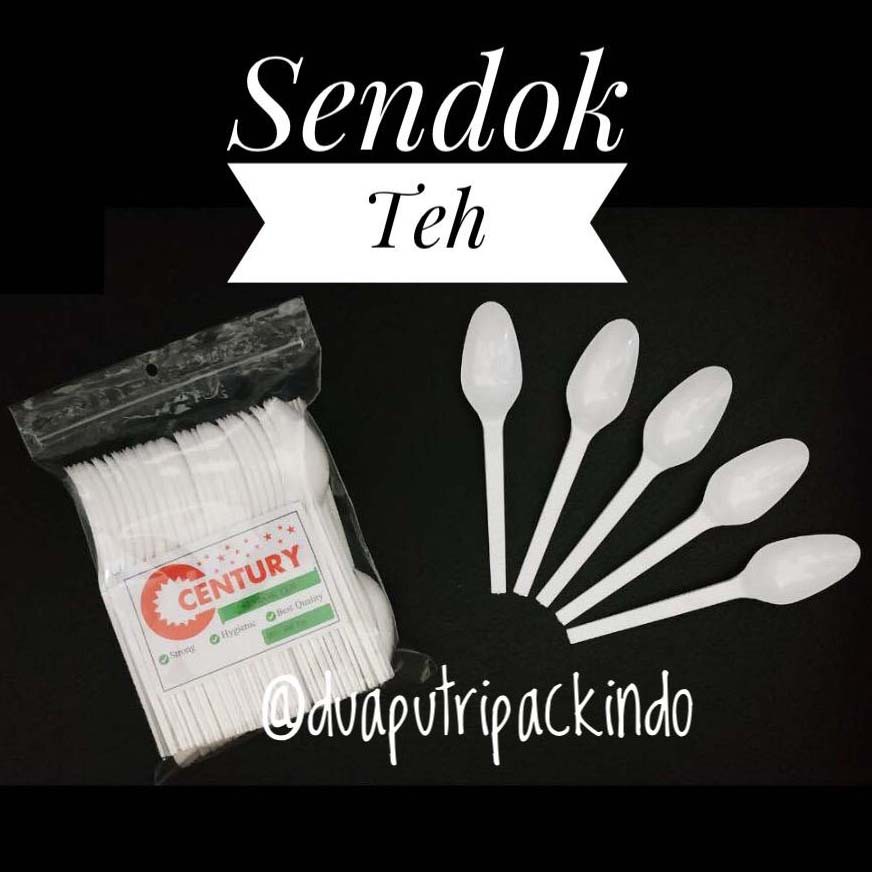 Sendok Teh Plastik (isi 100 pcs) Merk CENTURY