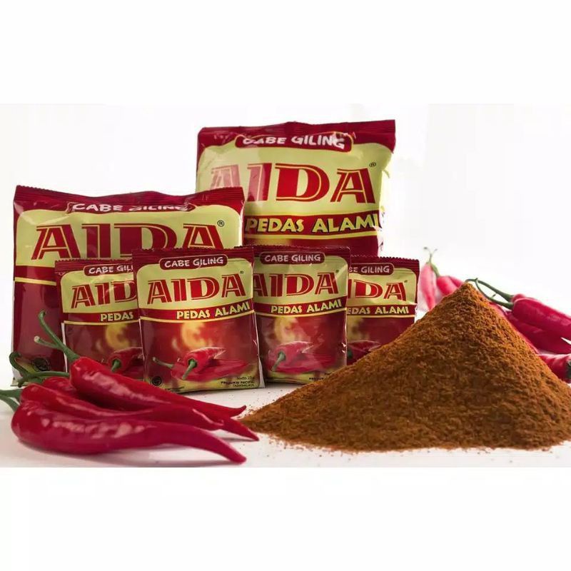 

cabe giling bubuk Cabe aida 25 gram murah cabe seblak