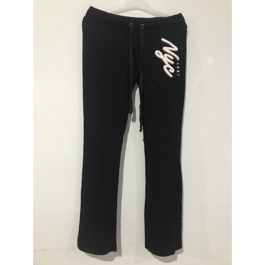 celana panjang legging aeropostale | hitam | celana santai
