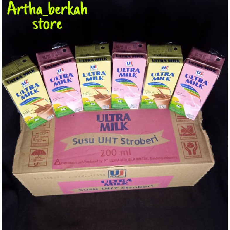 

(COD) PROMO MURAH SUSU UHT / SUSU ULTRAMILK /SUSU KOTAK 200ML