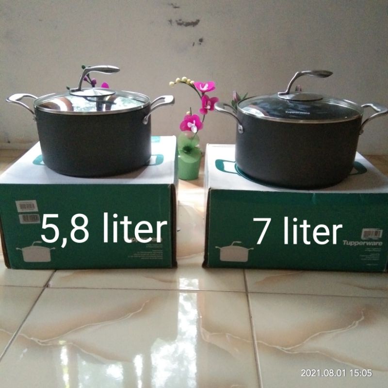tchef black series stok pot 7 liter