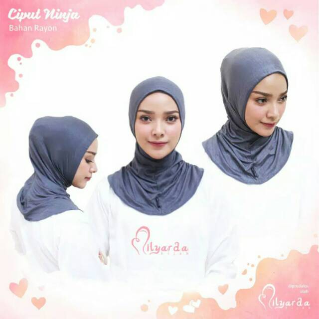 Ciput Ninja Antem Instan Bahan Rayon Ciput Anti Pusing Anti Tembem