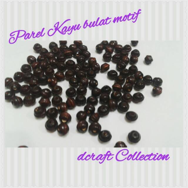 Parel / Monte Kayu motif Gasing