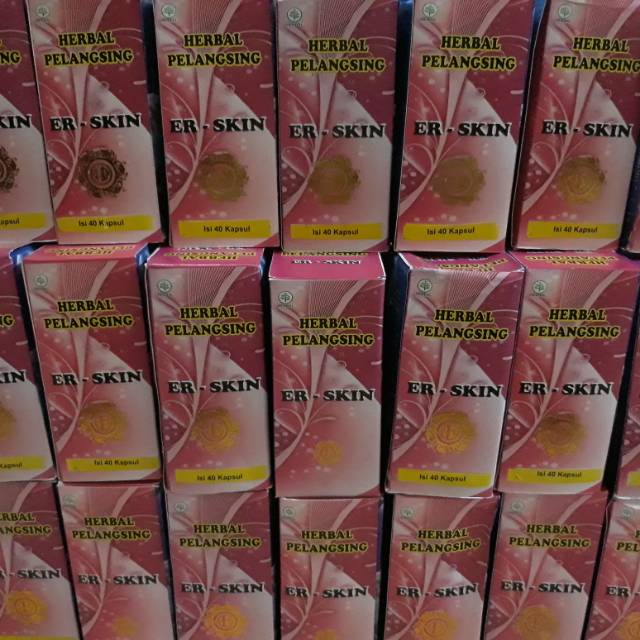 Pelangsing Herbal Erskin Isi 40kapsul Ori