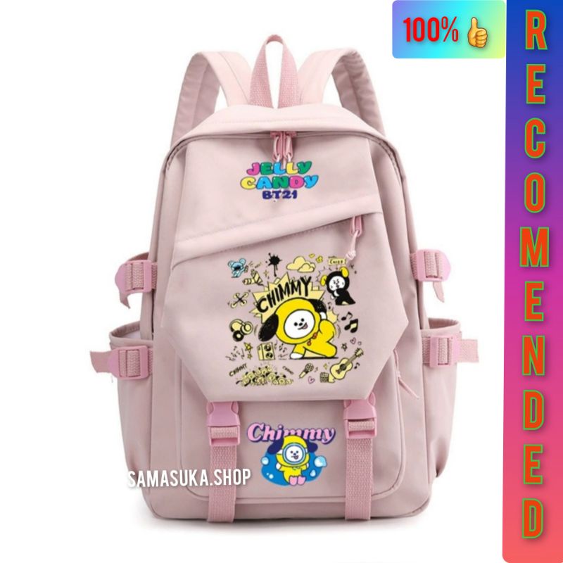 samasuka.shop - tas anak anak remaja ransel 16 inch kpop band Korea Among BT21