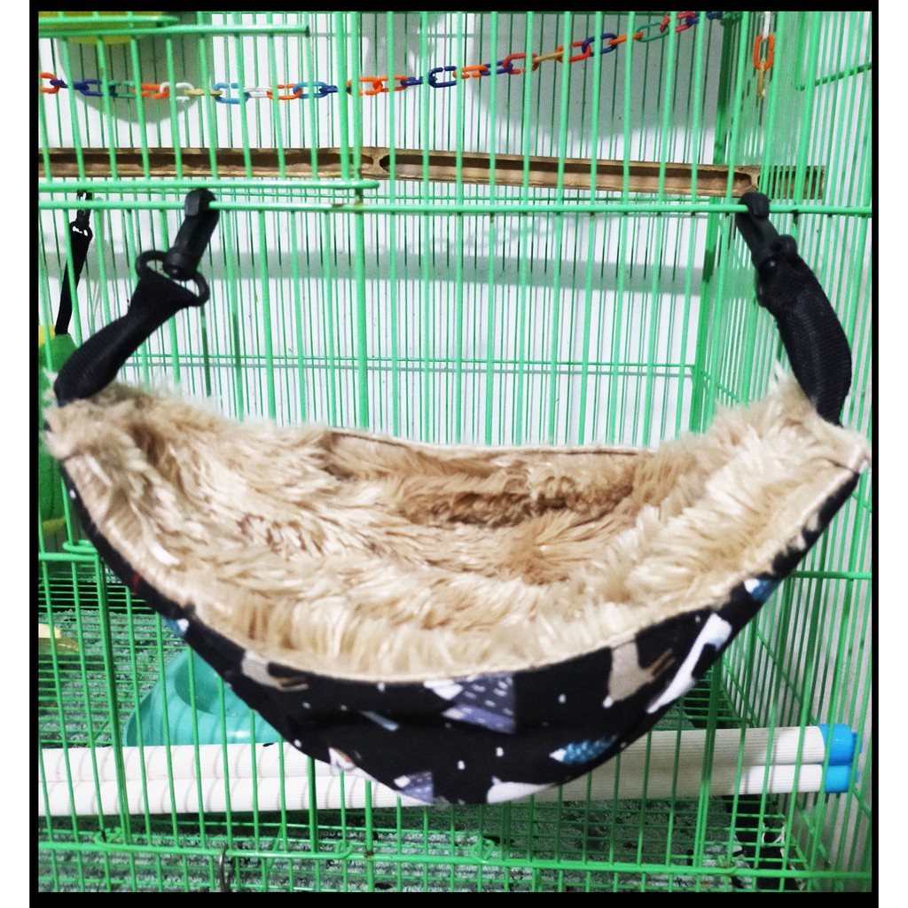 Sleeping Pouch Ayunan atau gendongan Sugar Glider Sg Nyaman Bahan Bagus  Dengan Bahan Bulu