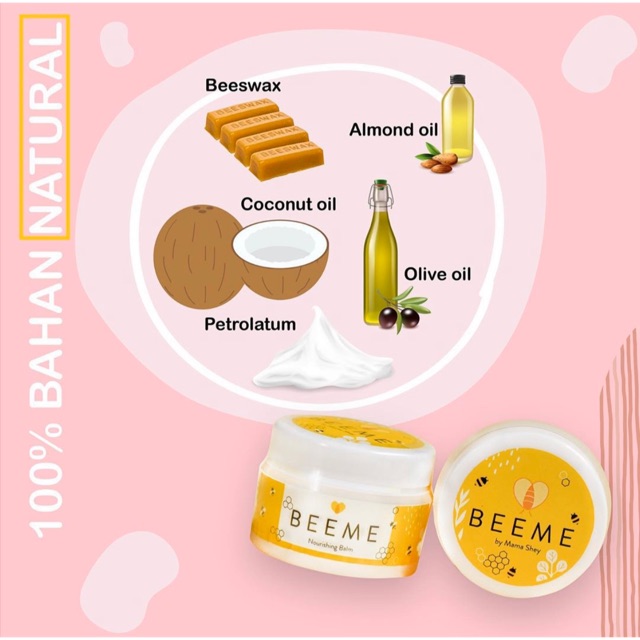 BEEME pelembab serba guna (Healing &amp; Nourishing Balm)