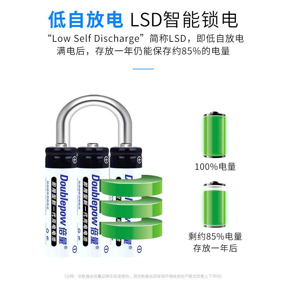 IDN TOOLS - DOUBLEPOW Baterai Cas AA Rechargeable NiMH 1.2V 780mAh 4 PCS - AA780