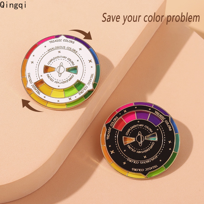 Kompas Warna Enamel Pin Topi Formal Nightcap Bros Tas Kerah Pin Lencana Kreatif Perhiasan Hadiah Untuk Teman Seni Rupa