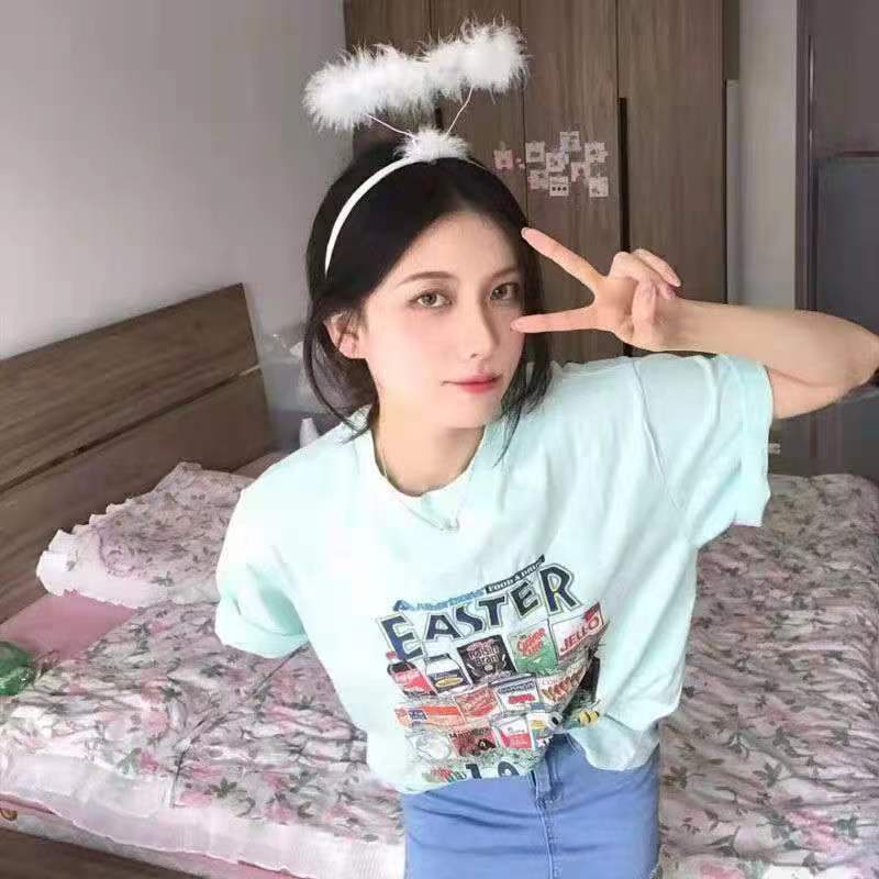 Bando Malaikat Putih Lingkaran White Angel Headband 8378