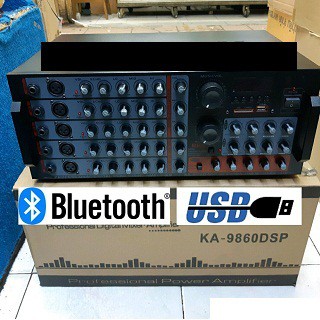 Power Mixer MEGAVOX KA-9950 Dsp Usb Sd Plus Prossesor