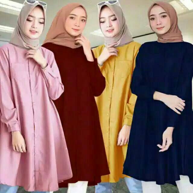 IMELDA OVAL //TUNIK POLOS