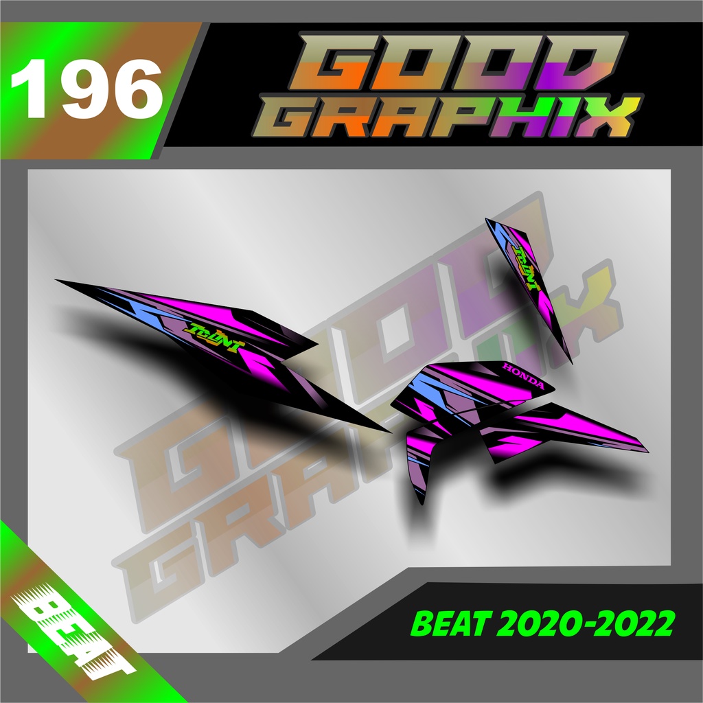 striping beat deluxe 2021 variasi