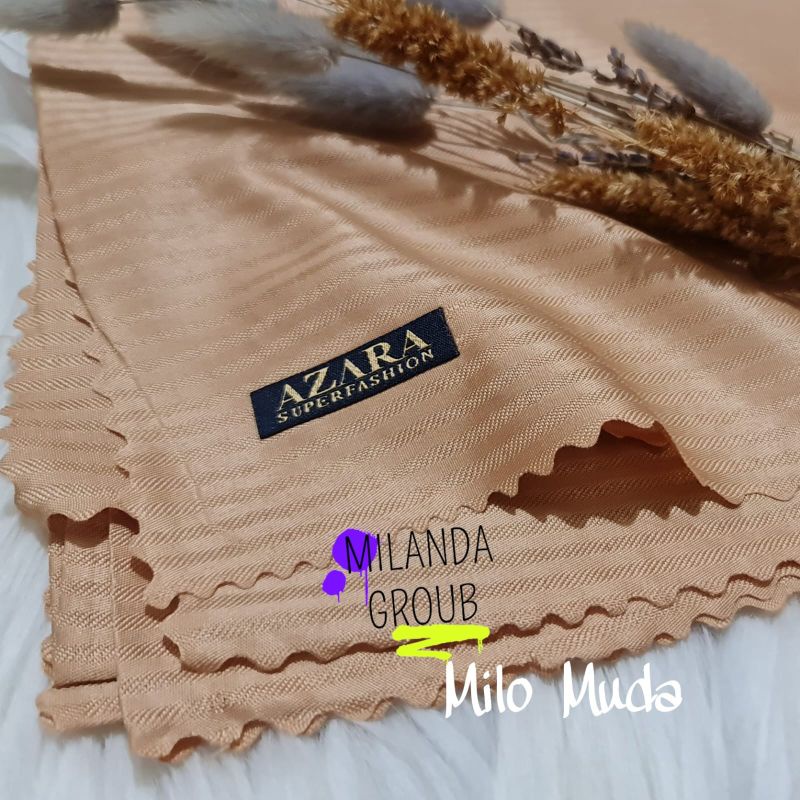 Azara Hijab Segiempat Laser Cut polycatton Milano 110X110 CM