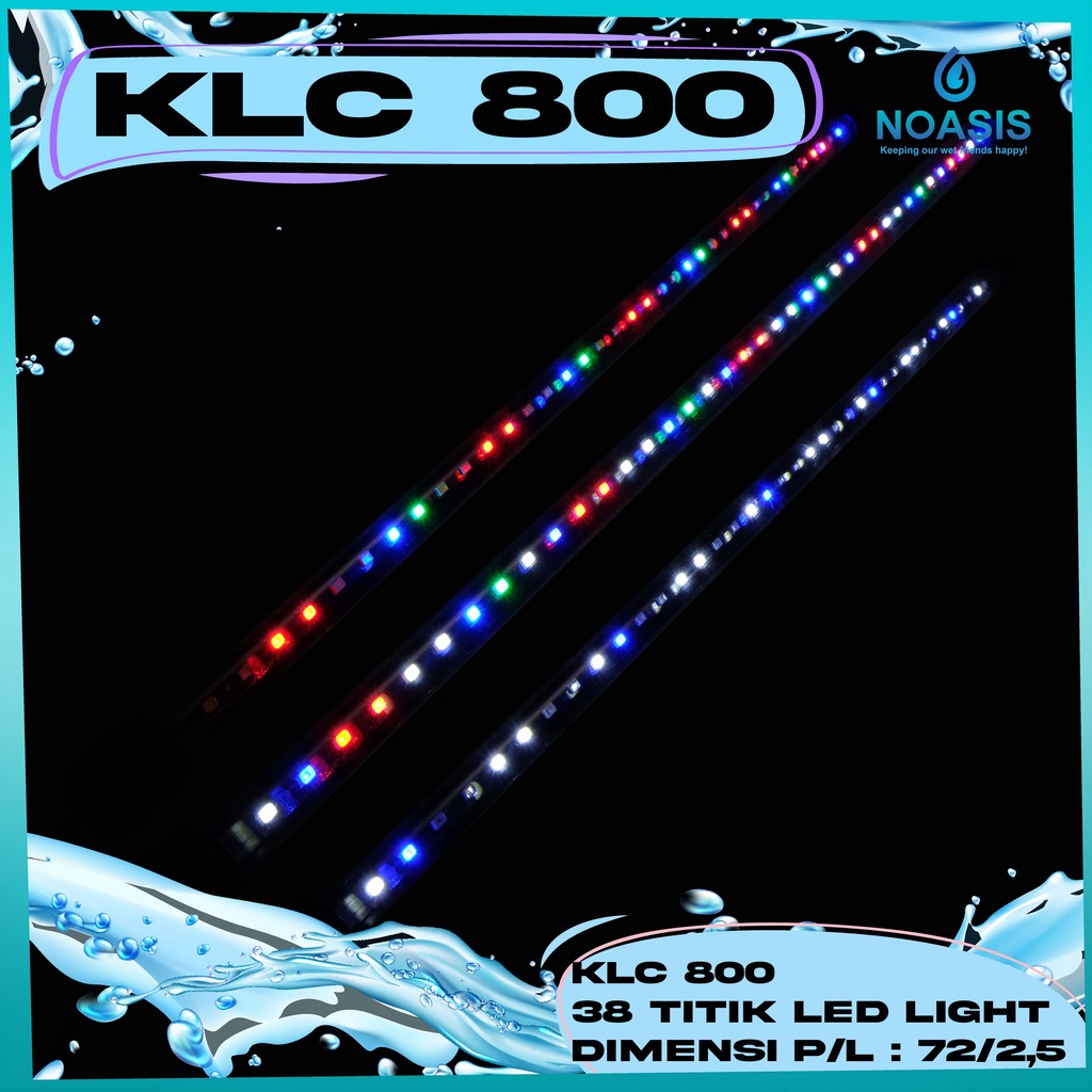 LAMPU LED AQUARIUM KIYOSAKI KLC 800 AQUASCAPE 12 WATT 3 IN 1