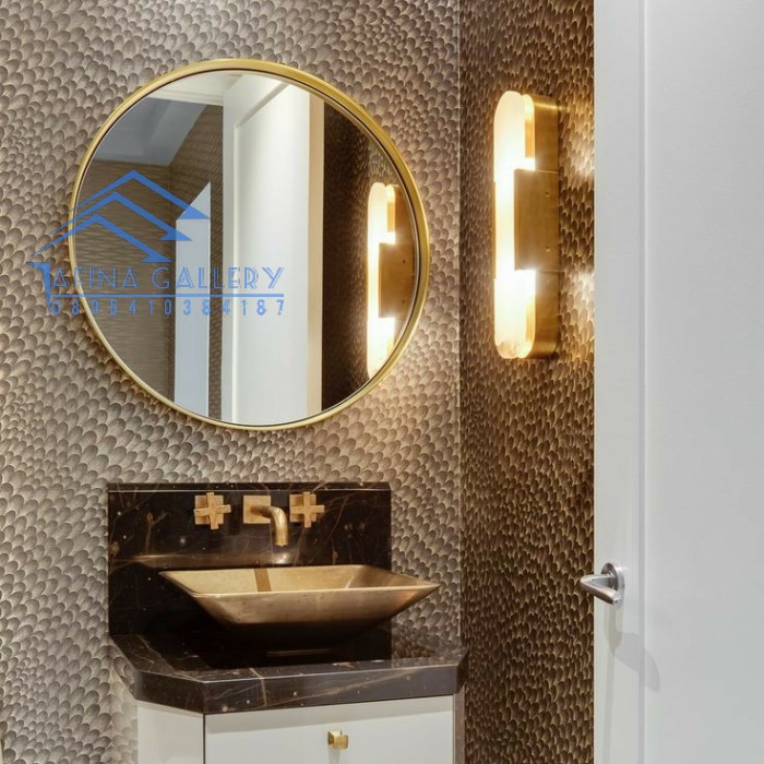 Cermin dinding bulat Round mirror